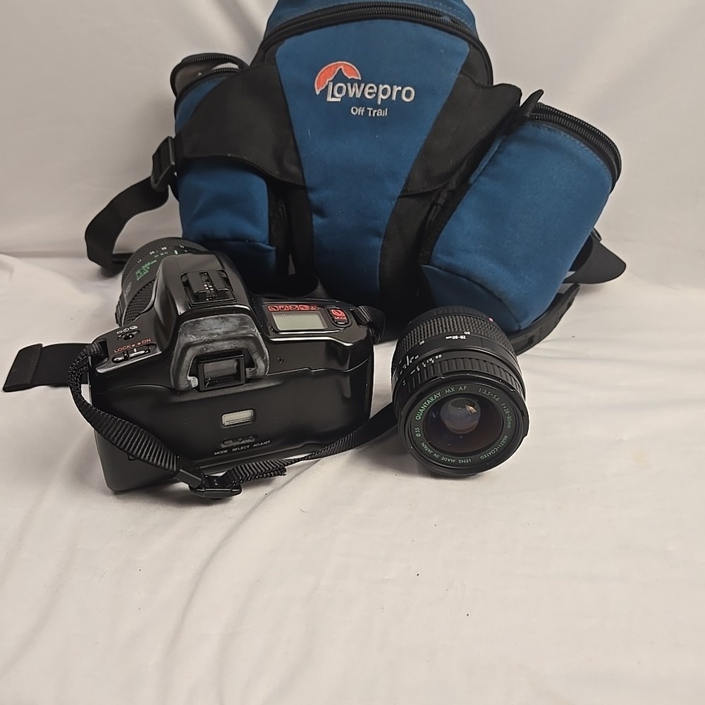 Minolta Maxxum 330si RZ 35mm Film Camera w/ 35-80mm & 70-300mm AF Lenses - Picture 6 of 6